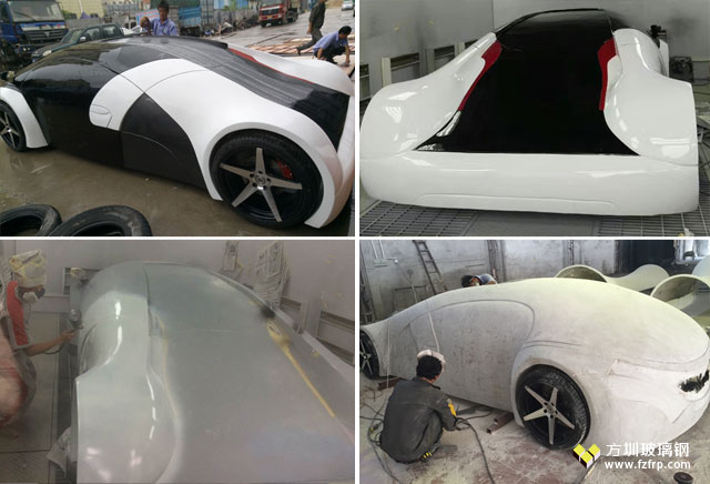 國(guó)外車展玻璃鋼概念跑車模型方圳工廠制作圖